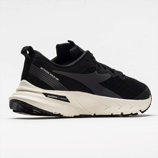 Hip Black / Whisper White Orthofeet Diadora Mythos Blushield Volo Women's Running Shoes | HUJPY8913