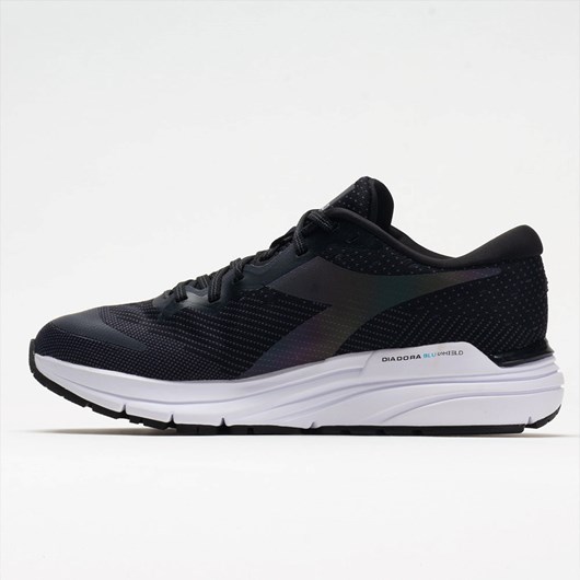 Hip Black / White Orthofeet Diadora Mythos Blushield 6 Women's Running Shoes | DICRW9235