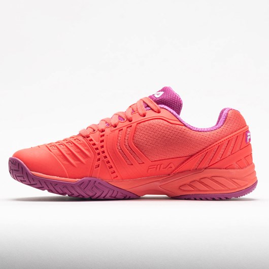 Hot Coral / Festival Fuchsia / White Orthofeet Fila Axilus 2 Energized Women's Tennis Shoes | UNWKJ2384