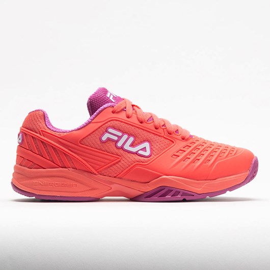 Hot Coral / Festival Fuchsia / White Orthofeet Fila Axilus 2 Energized Women\'s Tennis Shoes | UNWKJ2384