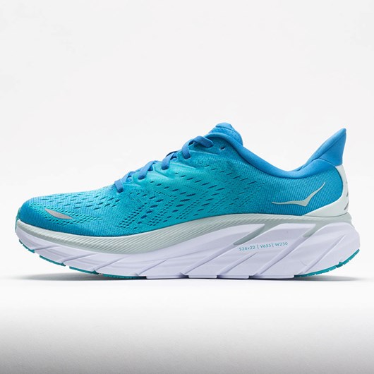 Ibiza Blue / Scuba Blue Orthofeet HOKA Clifton 8 Men's Running Shoes | SCMBV7129