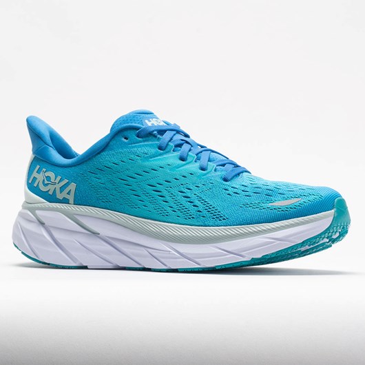 Ibiza Blue / Scuba Blue Orthofeet HOKA Clifton 8 Men's Running Shoes | SCMBV7129