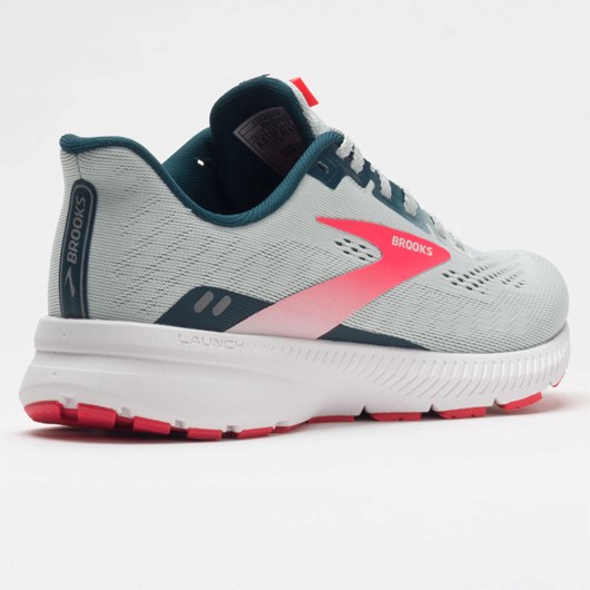 Ice Flow / Navy / Pink Orthofeet Brooks Launch 8 Women's Running Shoes | CTESZ8736