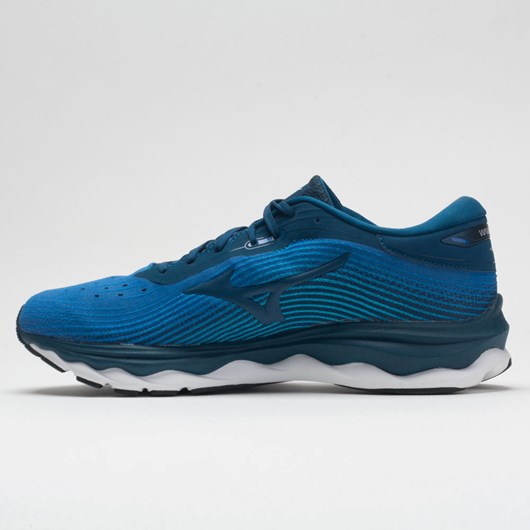 Imperial Blue Orthofeet Mizuno Wave Sky 5 Waveknit Men's Running Shoes | ASKZL5628