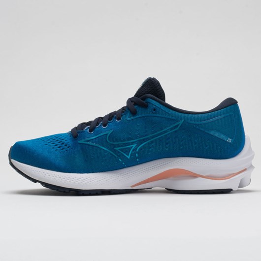 Imperial Blue / Vivid Blue Orthofeet Mizuno Wave Rider 25 Women's Running Shoes | PBZAI7685