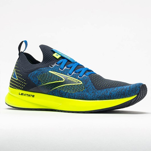 India Ink / Blue / Nightlife Orthofeet Brooks Levitate Stealthfit 5 Men's Running Shoes | DGUPB5017