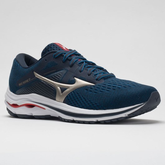 India / Ink Orthofeet Mizuno Wave Inspire 17 Men's Running Shoes | EQUYM8493