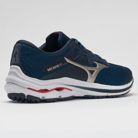 India / Ink Orthofeet Mizuno Wave Inspire 17 Men's Running Shoes | EQUYM8493