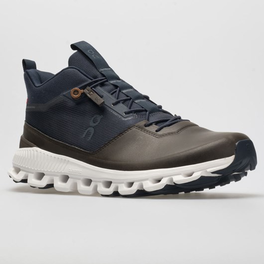 Ink / Brown Orthofeet On Cloud Hi Men's Lifestyle Sneakers | FANWV6035