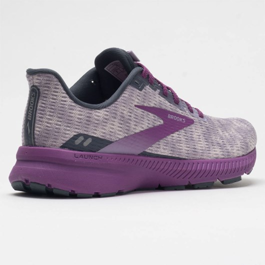 Iris / Ombre / Violet Orthofeet Brooks Launch 8 Women's Running Shoes | ZDYLT8973