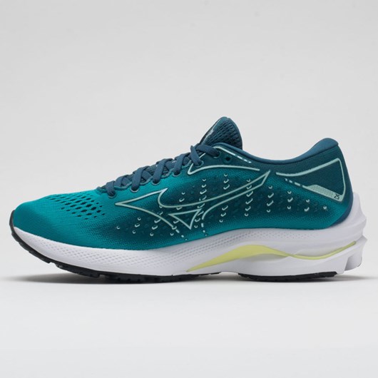 Lake Blue / Clearwater Orthofeet Mizuno Wave Rider 25 Women's Running Shoes | HNZCI1432