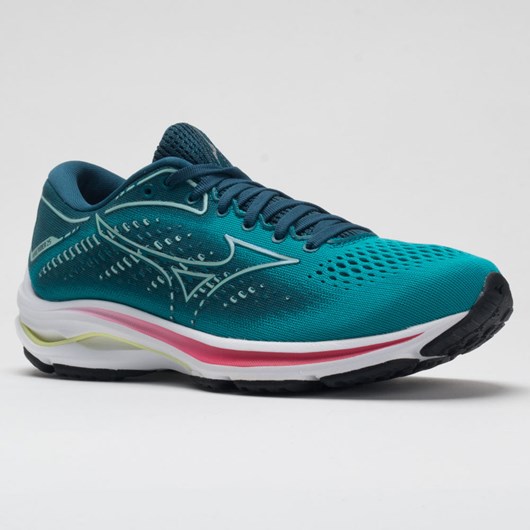 Lake Blue / Clearwater Orthofeet Mizuno Wave Rider 25 Women's Running Shoes | HNZCI1432