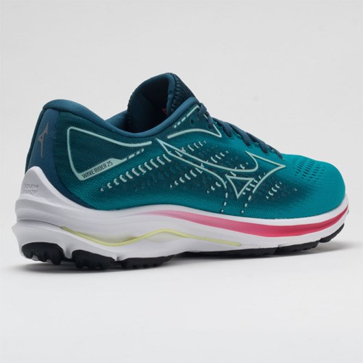 Lake Blue / Clearwater Orthofeet Mizuno Wave Rider 25 Women's Running Shoes | HNZCI1432