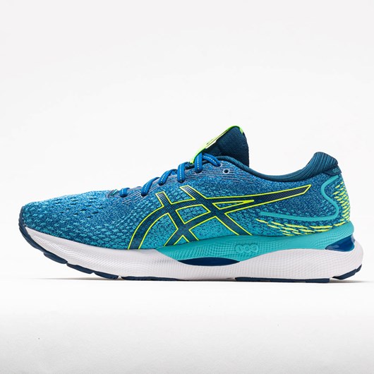 Lake Drive / Hazard Green Orthofeet ASICS GEL-Nimbus 24 Men's Running Shoes | YVLZB6092