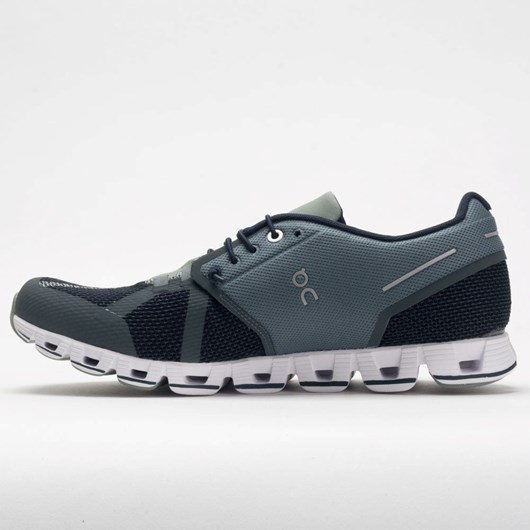 Lead / Black Orthofeet On Cloud Men's Running Shoes | EPWVH2640