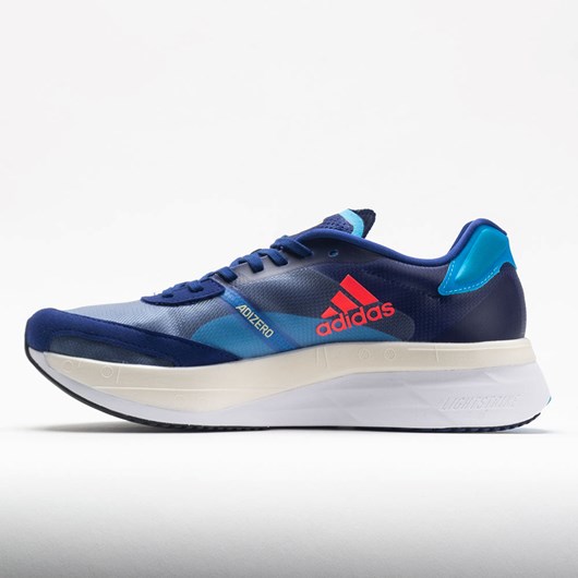 Legacy Indigo / Turbo / Sky Rush Orthofeet adidas adizero Boston 10 Men's Running Shoes | XYSNB0473