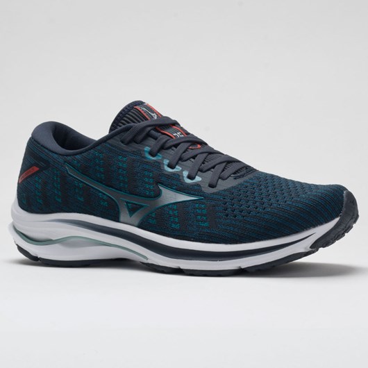 Leigon Blue / Harbor Blue Orthofeet Mizuno Wave Rider 25 Waveknit Men's Running Shoes | RFVUC8912