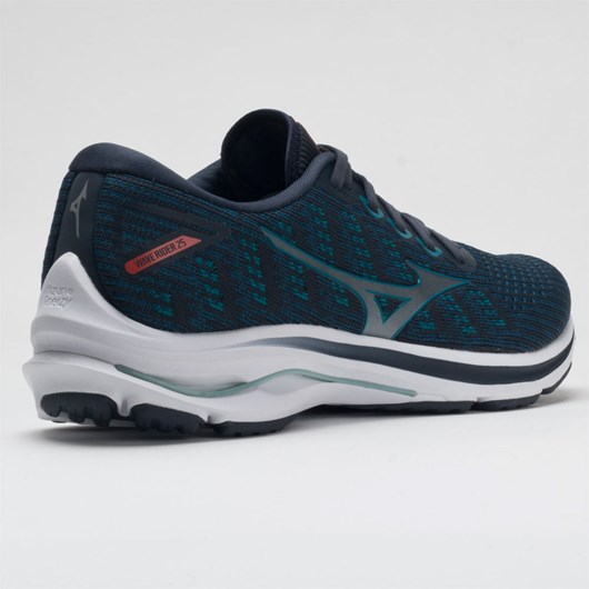 Leigon Blue / Harbor Blue Orthofeet Mizuno Wave Rider 25 Waveknit Men's Running Shoes | RFVUC8912