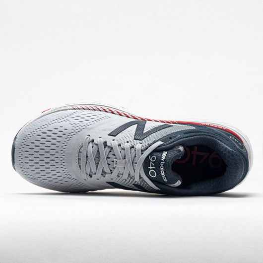 Light Aluminum / Team Red / Petrol Orthofeet New Balance 940v4 Men's Running Shoes | QFAXB8207