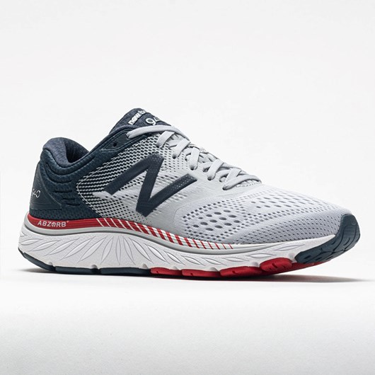 Light Aluminum / Team Red / Petrol Orthofeet New Balance 940v4 Men's Running Shoes | QFAXB8207