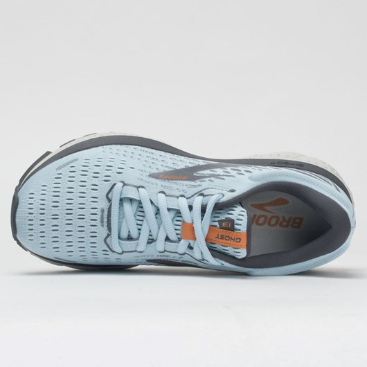 Light Blue / Blackened Pearl / White Orthofeet Brooks Ghost 13 Women's Running Shoes | IOMKB2358