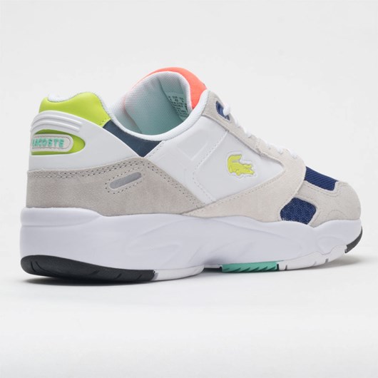 Light Grey / light Green Orthofeet Lacoste Storm 96 Low 0120 1 Men's Lifestyle Sneakers | BCXWH7052