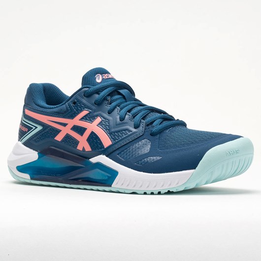 Light Indigo / Guava Orthofeet ASICS GEL-Challenger 13 Women's Tennis Shoes | PEOYB2945