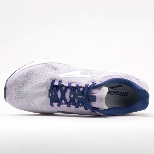 Lilac / Cobalt / Silver Orthofeet Brooks Launch 9 Women's Running Shoes | LJYZX7549