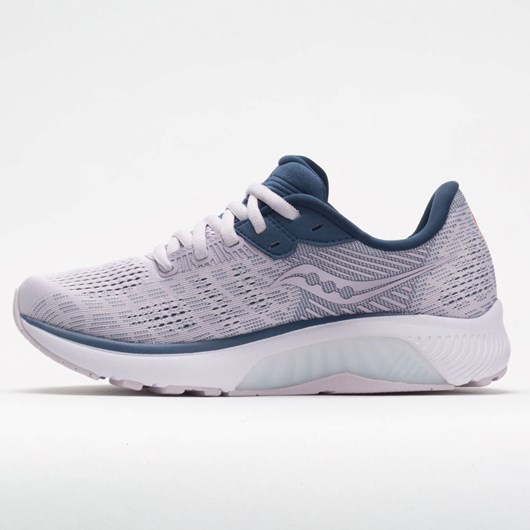 Lilac / Storm Orthofeet Saucony Guide 14 Women's Running Shoes | BZUFM5892