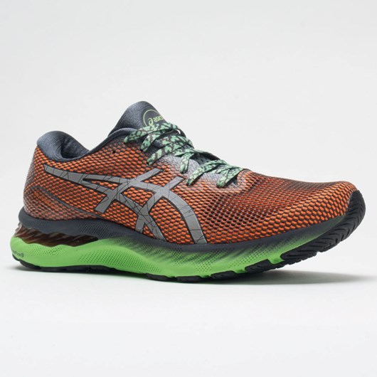 Lite-Show Carrier Gray / Pure Silver Orthofeet ASICS GEL-Nimbus 23 Men's Running Shoes | TRSKO7152