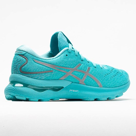 Lite-Show / Ice Mint Orthofeet ASICS GEL-Nimbus 24 Women's Running Shoes | ZVBUX4139