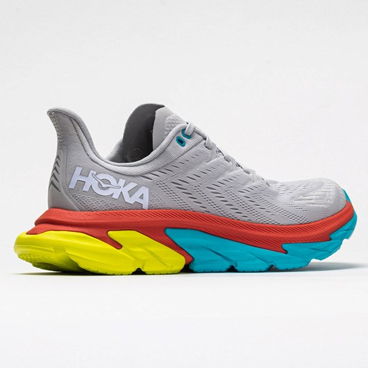 Lunar Rock / White Orthofeet Hoka One One Clifton Edge Men's Running Shoes | VEGFM1739