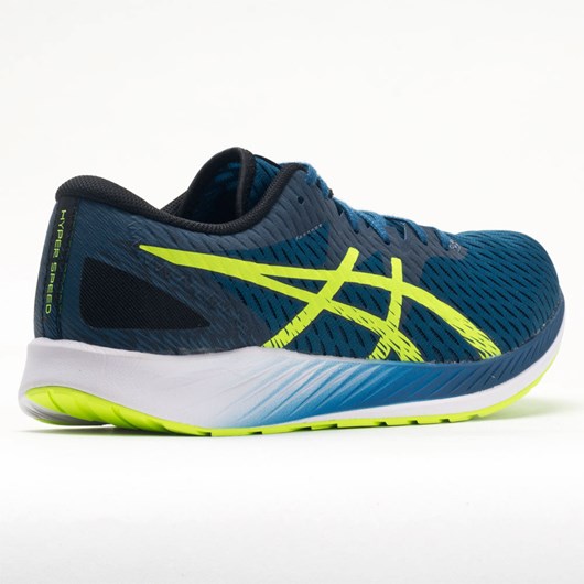 Make Blue / Hazard Green Orthofeet ASICS Hyperspeed Men's Running Shoes | LWDJK1502