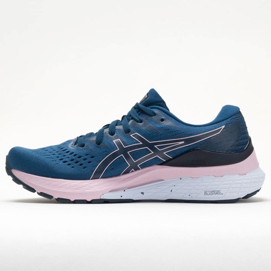 Mako Blue / Barely Rose Orthofeet ASICS GEL-Kayano 28 Women's Running Shoes | QZLXB6572