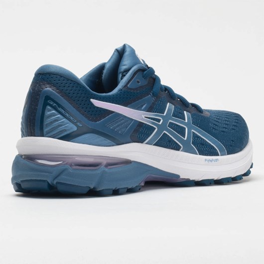 Mako Blue / Gray Floss Orthofeet ASICS GT-2000 9 Women's Running Shoes | ZOXWF4851