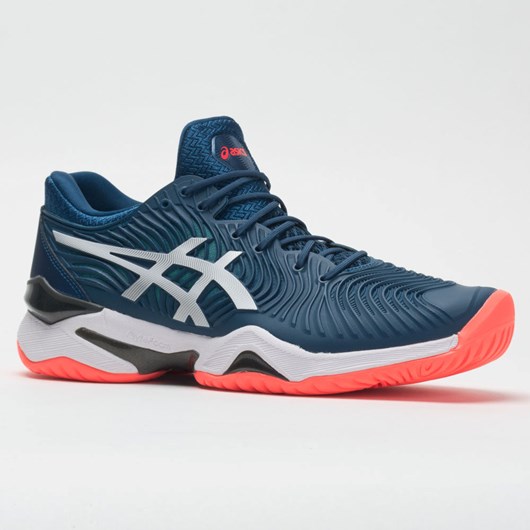 Mako Blue / White Orthofeet ASICS Court FF 2 Men's Tennis Shoes | NXRVW4987