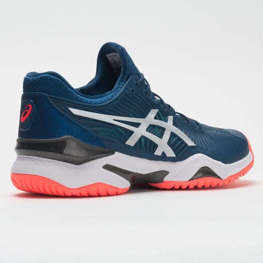 Mako Blue / White Orthofeet ASICS Court FF 2 Men's Tennis Shoes | NXRVW4987