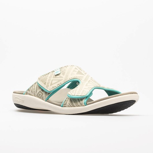 Marshmallow Orthofeet Spenco Tribal Slide Women's Slide Sandals | MSIAE2073