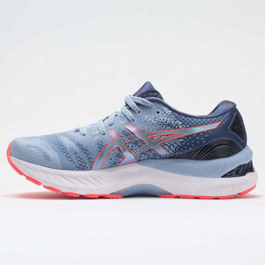 Mist / Blazing Coral Orthofeet ASICS GEL-Nimbus 23 Women's Running Shoes | FRHXP4871