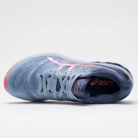 Mist / Blazing Coral Orthofeet ASICS GEL-Nimbus 23 Women's Running Shoes | FRHXP4871