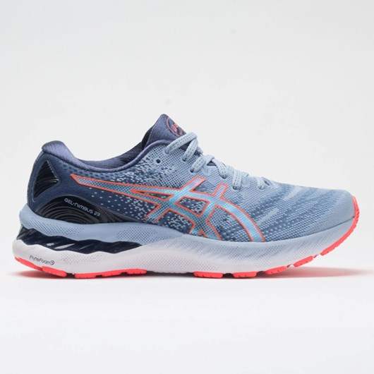 Mist / Blazing Coral Orthofeet ASICS GEL-Nimbus 23 Women\'s Running Shoes | FRHXP4871