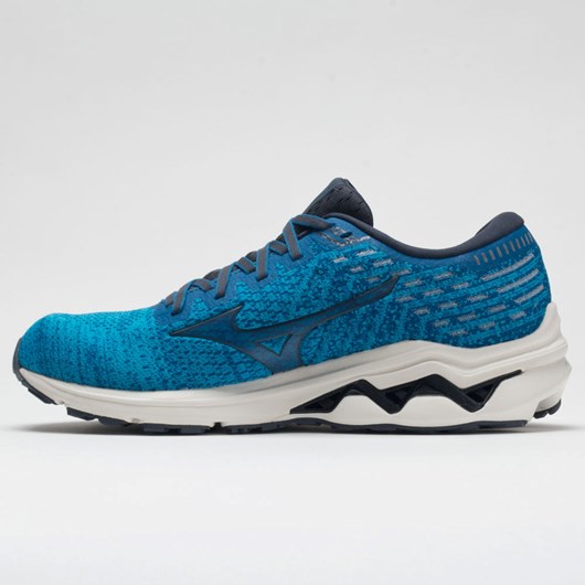 Mykonos Blue / Ombre Blue Orthofeet Mizuno Wave Inspire 17 Waveknit Men's Running Shoes | OYCSV1470