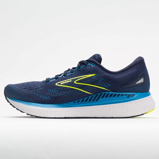 Navy / Blue / Nightlife Orthofeet Brooks Glycerin GTS 19 Men's Running Shoes | WSJBE6074