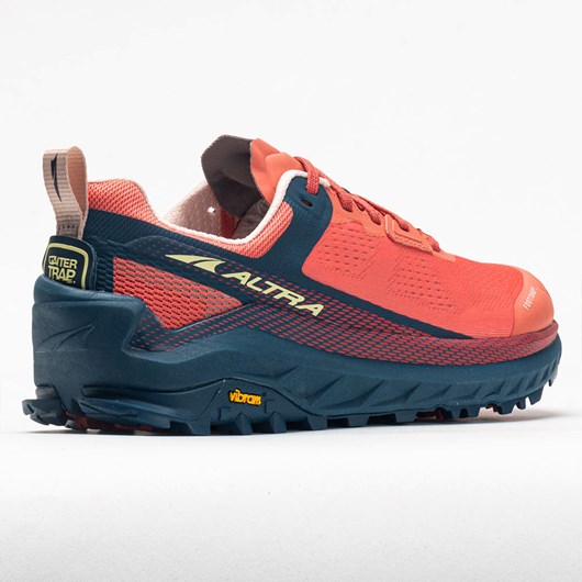 Navy / Coral Orthofeet Altra Olympus 4 Lady Men's Trail Running Shoes | PJRKL9280