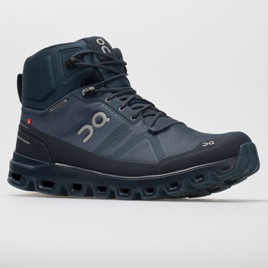 Navy / Midnight Orthofeet On Cloudrock Waterproof Men's Hiking Shoes | XMHVO7031