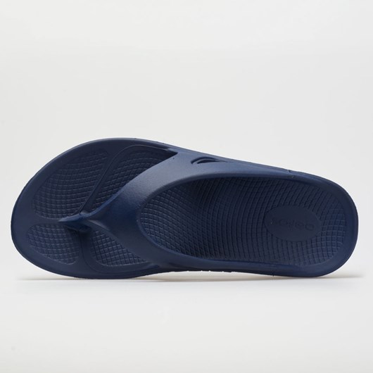 Navy Orthofeet OOFOS OOriginal Men's Slide Sandals | NSDZO0538