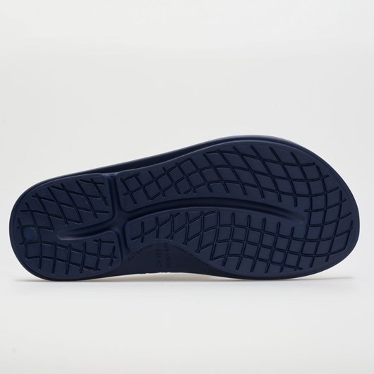 Navy Orthofeet OOFOS OOriginal Men's Slide Sandals | NSDZO0538