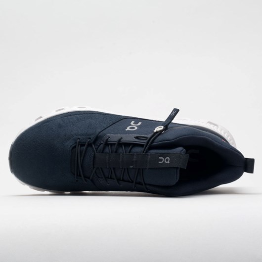 Navy Orthofeet On Cloud Hi Men's Lifestyle Sneakers | IQRFM1479