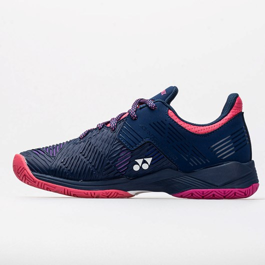 Navy Pink Orthofeet Yonex Power Cushion Sonicage 2 Women's Tennis Shoes | JNZUS9608