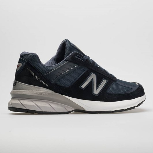 Navy / Silver Orthofeet New Balance 990v5 Men's Running Shoes | AZFRY9684